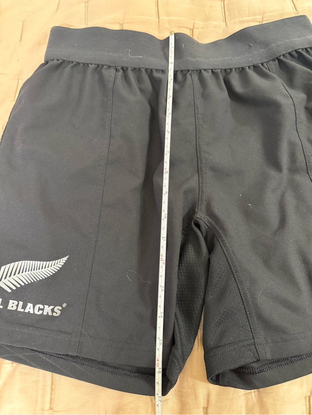 adidas Men's All Blacks Black Rugby Athletic Shorts - Picture 4 of 4